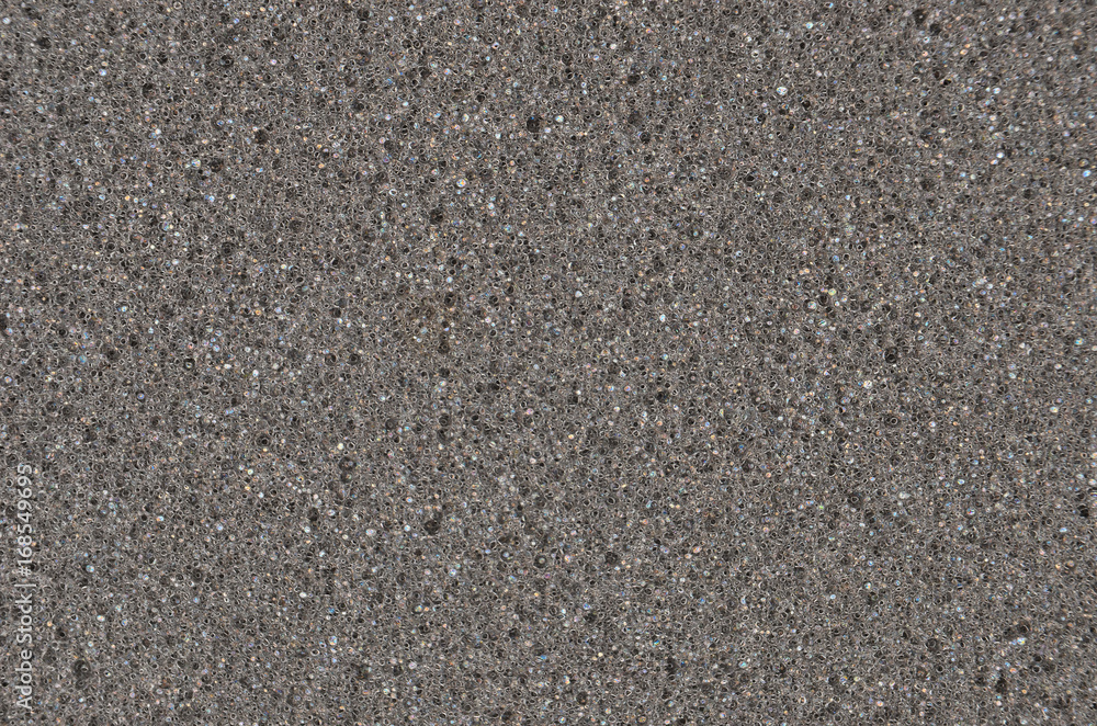 Grey foamed rubber
