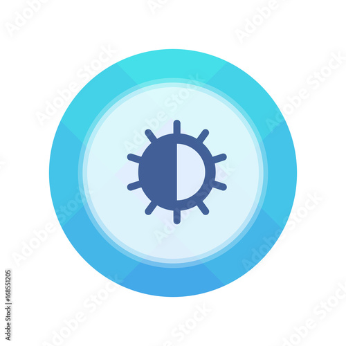 Paper Flat Cirlce Button