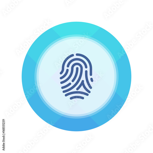 Paper Flat Cirlce Button