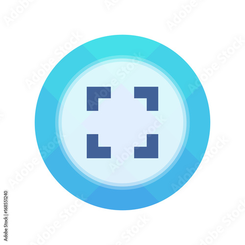 Paper Flat Cirlce Button