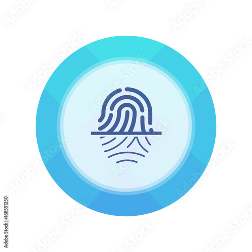 Paper Flat Cirlce Button