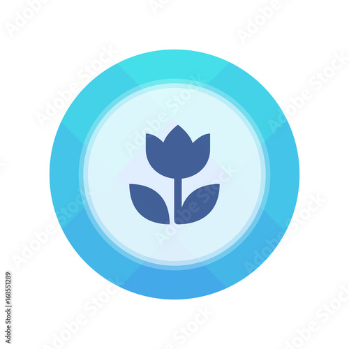 Paper Flat Cirlce Button