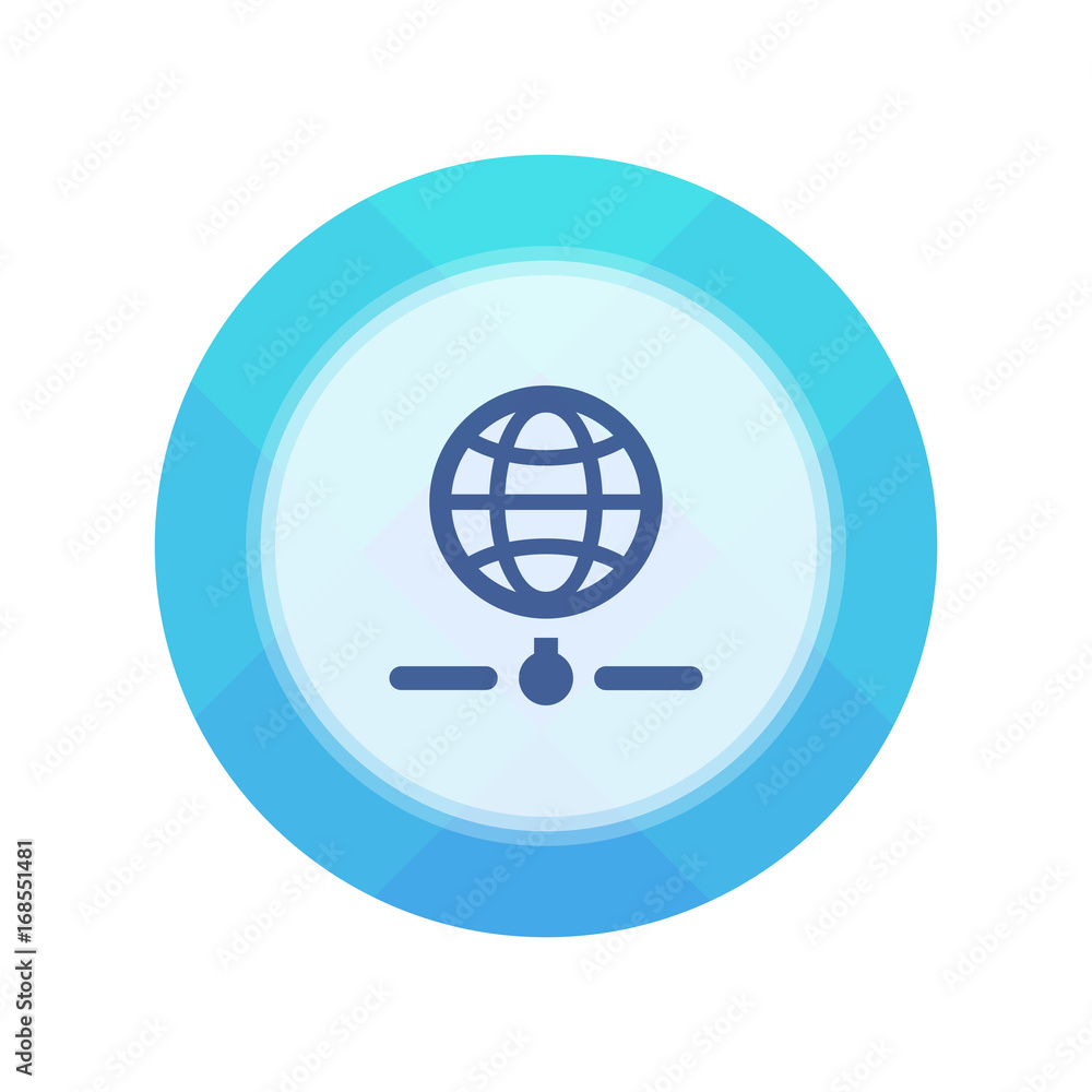 Paper Flat Cirlce Button