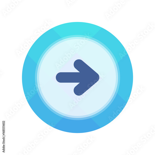Paper Flat Cirlce Button