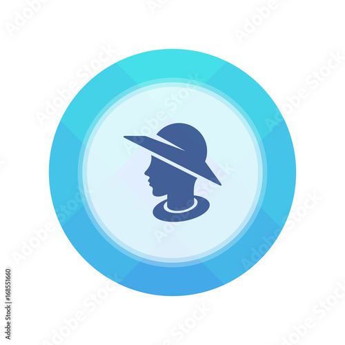 Paper Flat Cirlce Button
