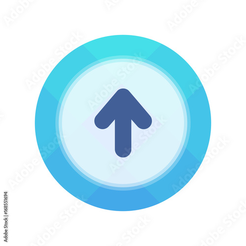 Paper Flat Cirlce Button