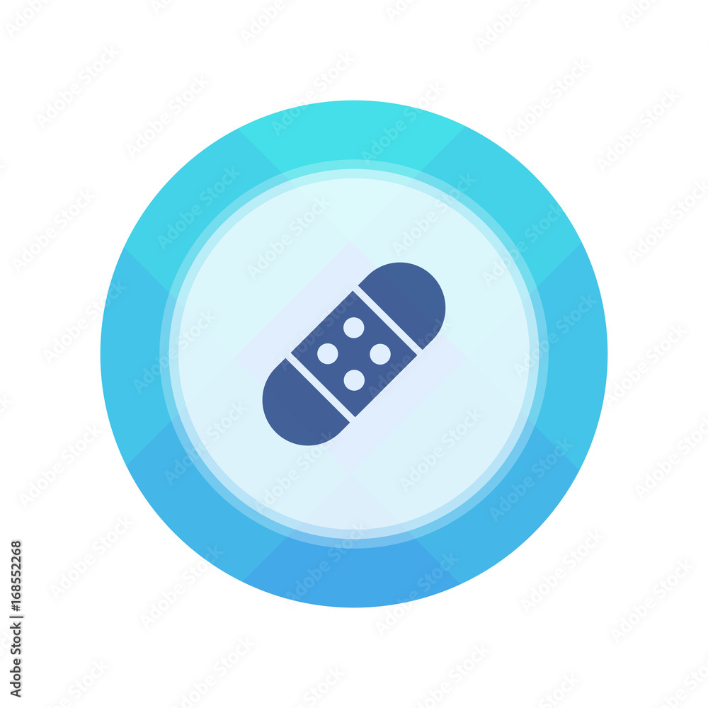 Paper Flat Cirlce Button Paper Flat Cirlce Button