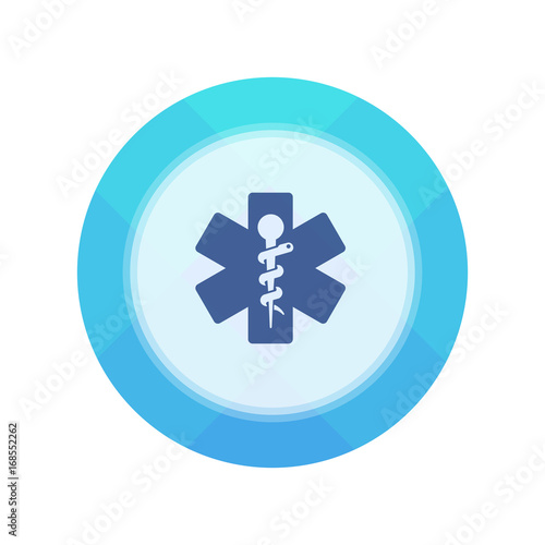 Paper Flat Cirlce Button