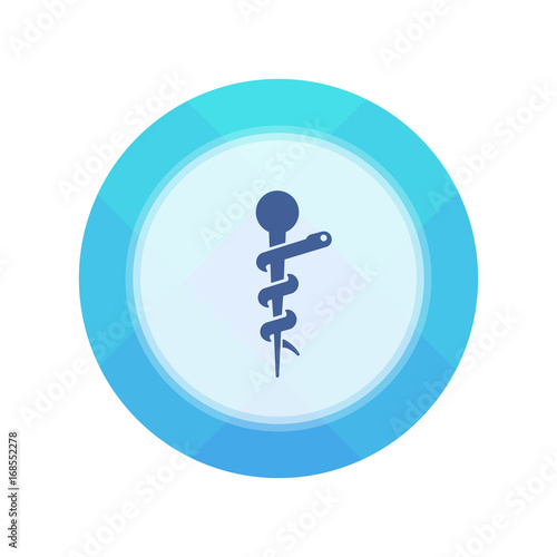 Paper Flat Cirlce Button