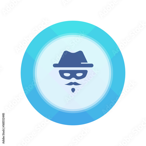 Paper Flat Cirlce Button