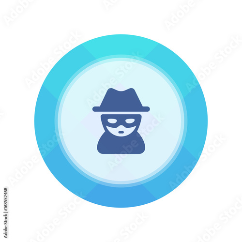 Paper Flat Cirlce Button