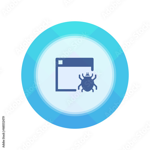 Paper Flat Cirlce Button