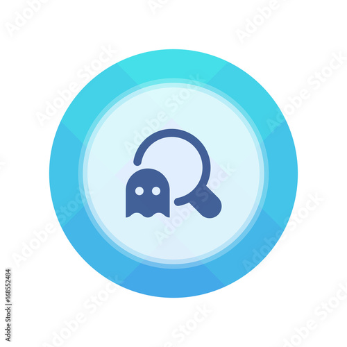 Paper Flat Cirlce Button