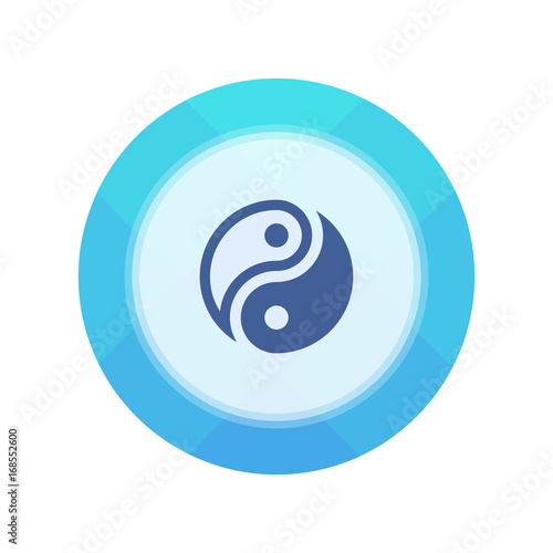 Paper Flat Cirlce Button