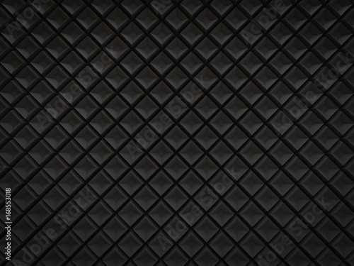 abstract 3d black small ..Diamond cube box pattern technology background render