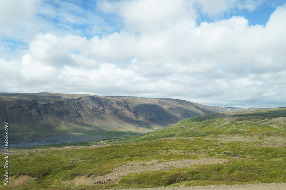 Beautiful view in summer,Iceland Beautiful view in summer,Iceland