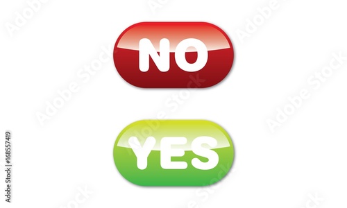 NO and YES Button