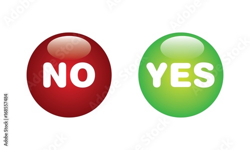 NO and YES Button