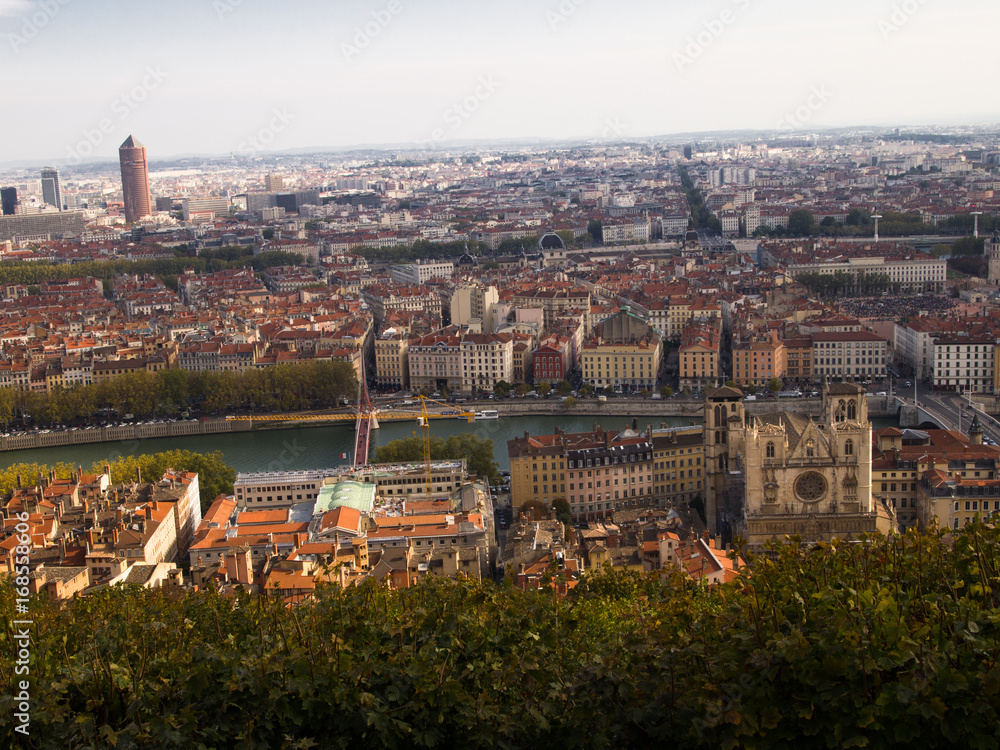 Panorama over Lyon France