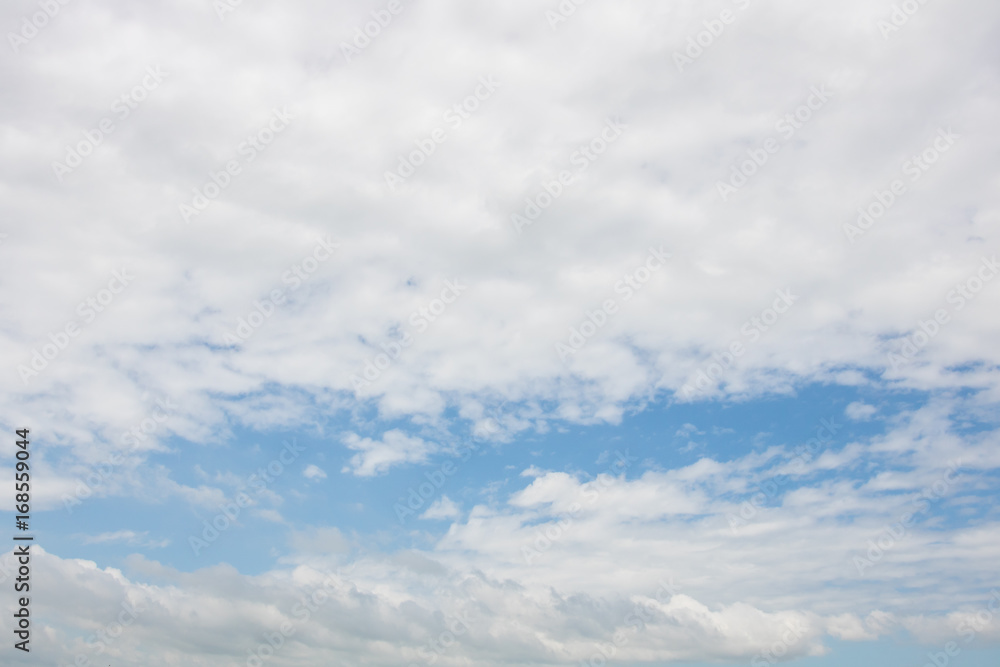 White clouds and blue sky White clouds and blue sky
