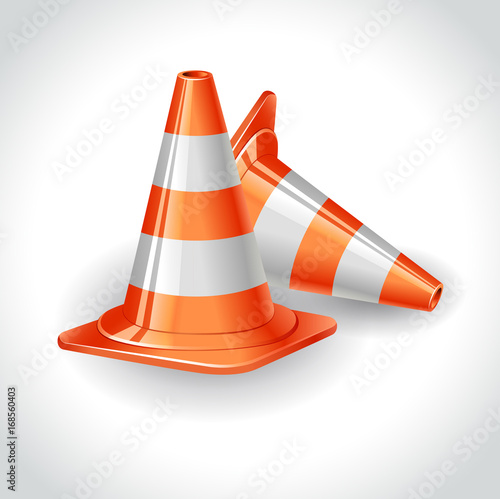 cones icon on white background