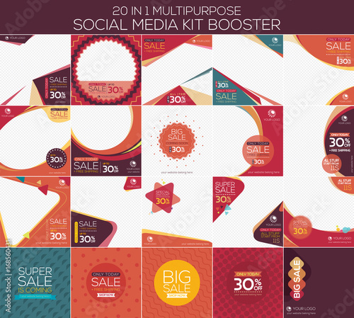 Multipurpose social media kit booster.