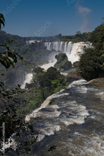 Partial view from Iguazu falls from the Argentina side