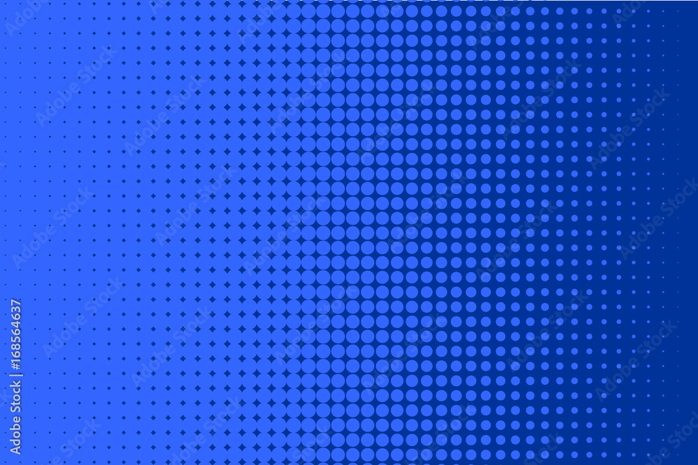 Comic dotted pattern. Blue color. Halftone background Retro backdrop with circles, dots. Comic dotted pattern. Blue color. Halftone background Retro backdrop with circles, dots.
