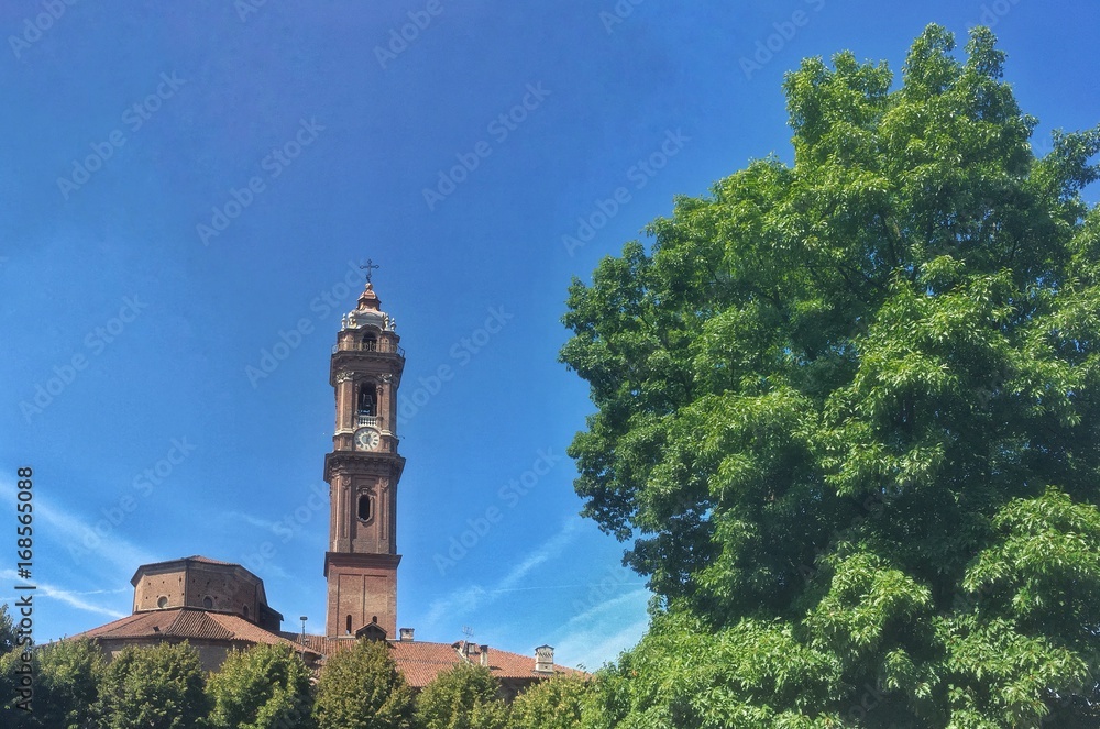 il campanile del duomo di Saluzzo