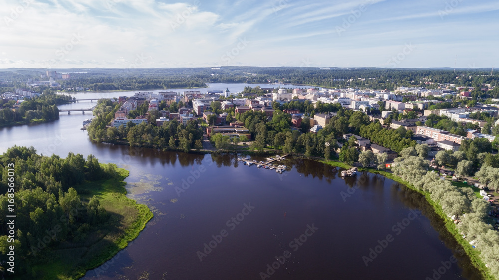 Hämeenlinna city top view