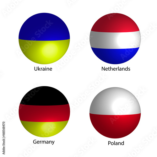 flags of countries vector 