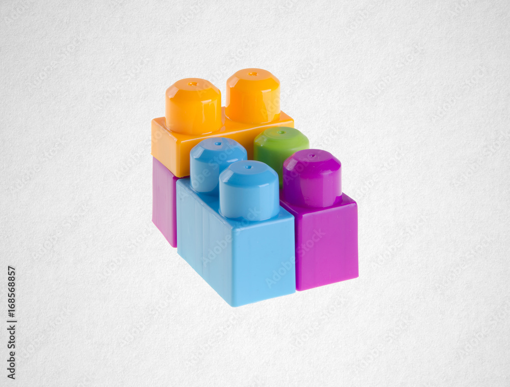 Building blocks or Plastic building blocks on background. Building blocks or Plastic building blocks on background.