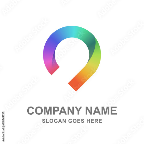 Free Download Circle Abstract Colorful Logo - GFXLoad