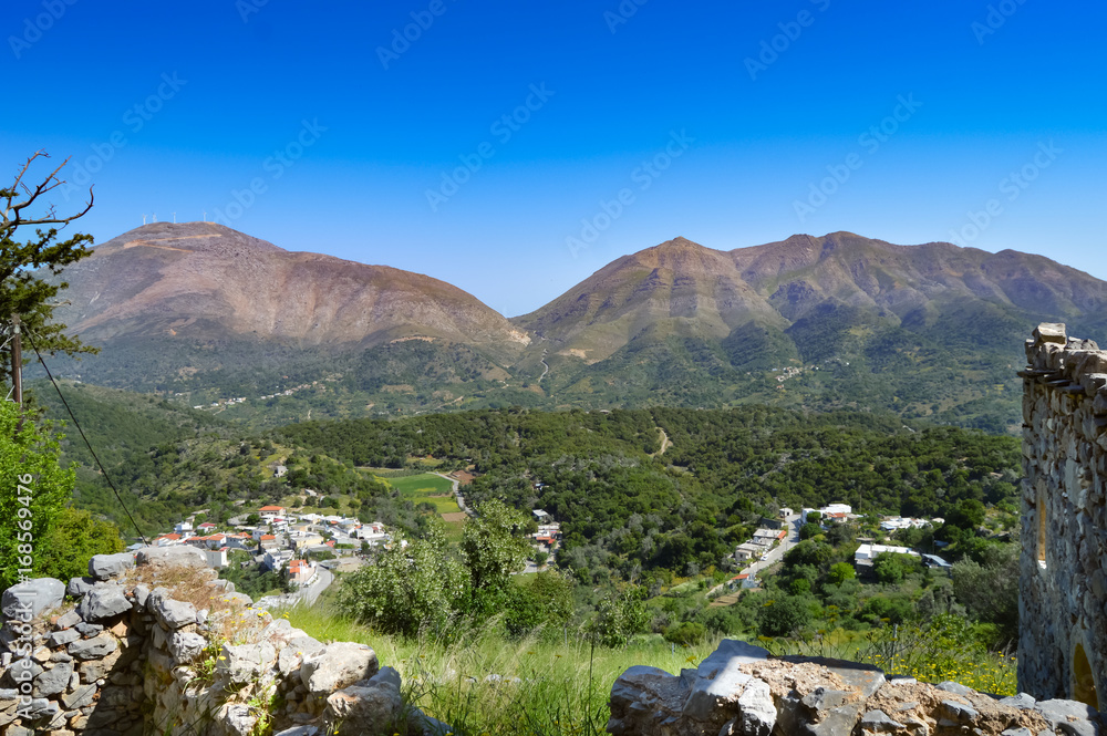 Fototapeta premium View of the green countryside