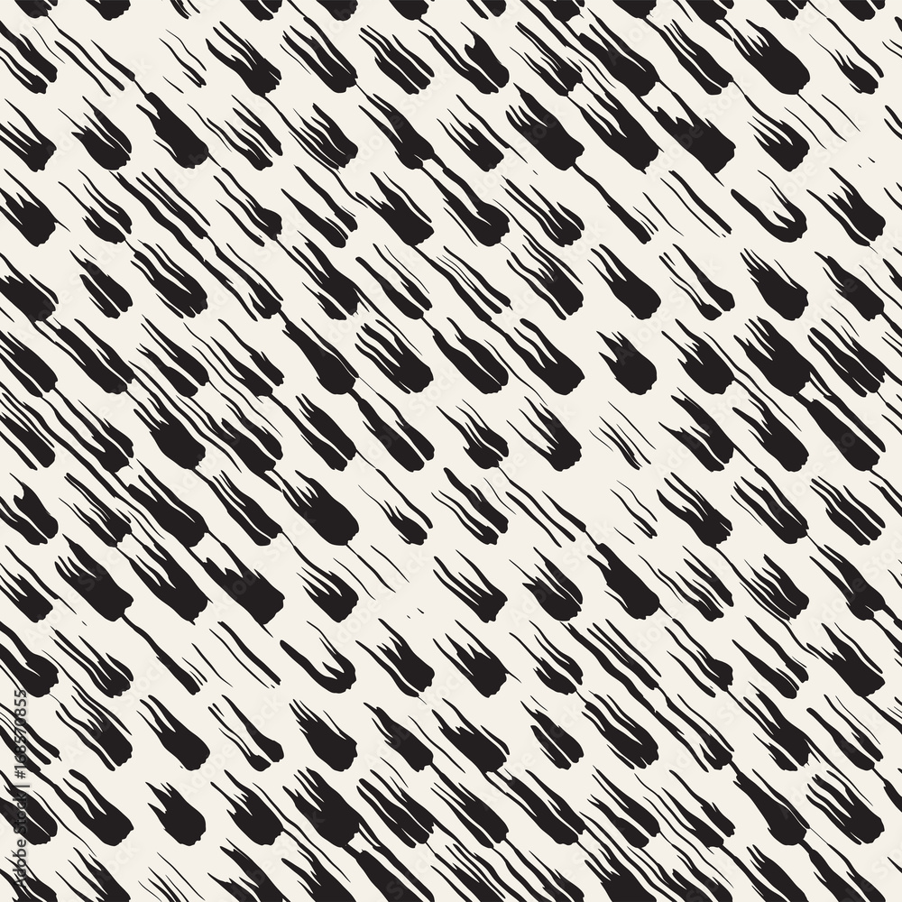 Vector seamless pattern with brush stripes and strokes. Black and white background with ink elements. Hand painted grunge texture. Vector seamless pattern with brush stripes and strokes. Black and white background with ink elements. Hand painted grunge texture.