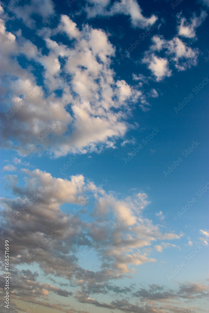 background of the sunset sky and some clouds background of the sunset sky and some clouds