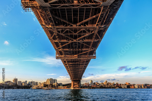 Photography Viewed under The Iconic Harbour Bridge from Circular Quay
