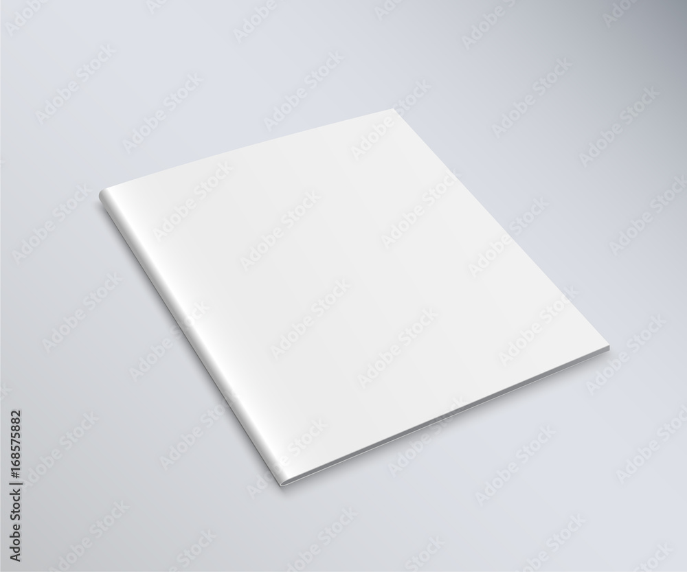 Mockup Square Magazine with soft shadows isolated on dark Mockup Square Magazine with soft shadows isolated on dark