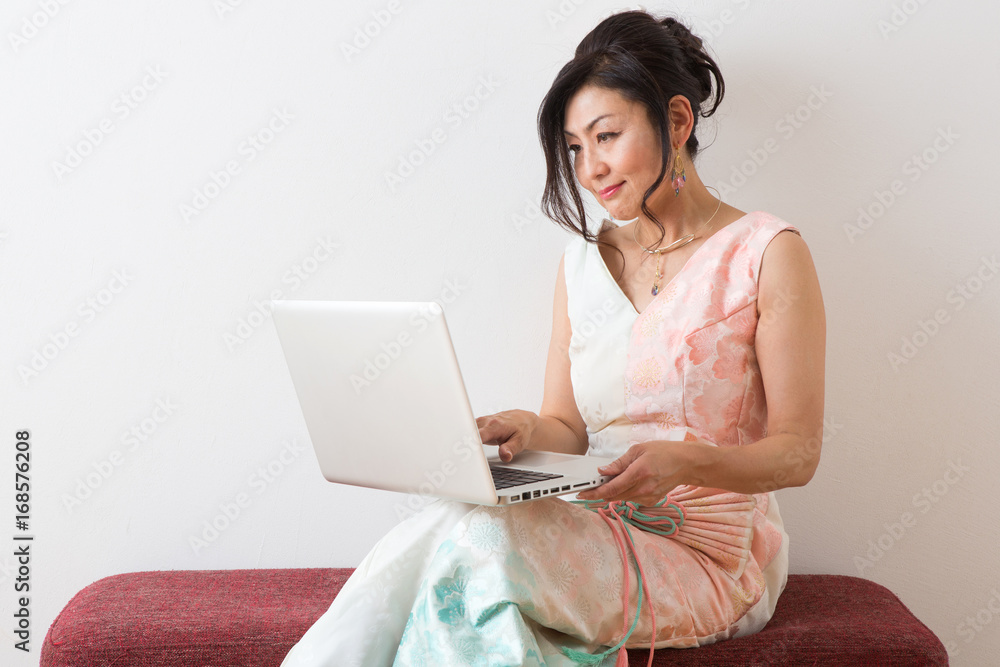 Naklejka premium 女性のポートレート