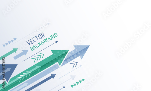 Abstract background with arrows. Vector design.