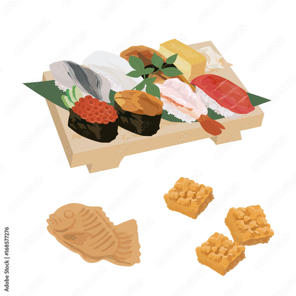 東京 名物 イラスト Stock Vector Adobe Stock