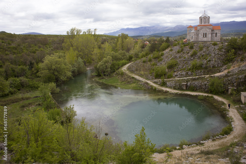 Obraz premium Cetina river spring
