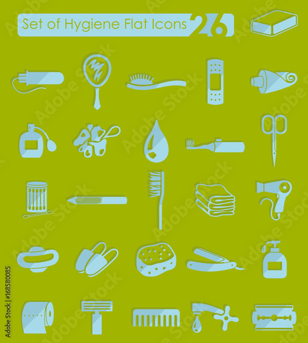 Set of hygiene icons