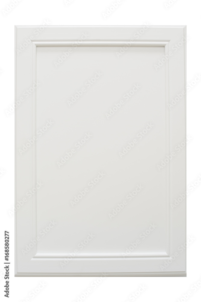 Kitchen, furniture facade, front view. The facade of the kitchen isolated on white background. Kitchen, furniture facade, front view. The facade of the kitchen isolated on white background.