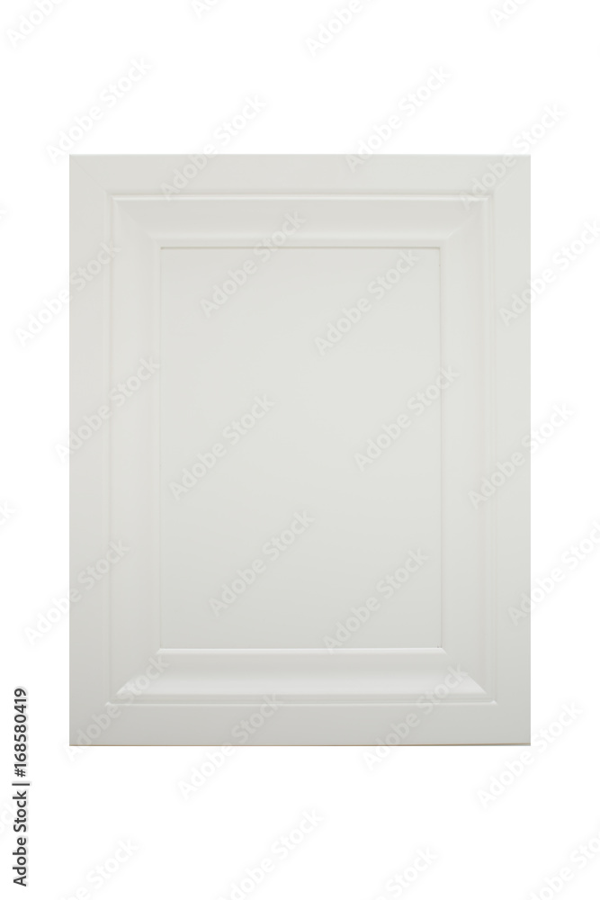 Kitchen, furniture facade, front view. The facade of the kitchen isolated on white background. Kitchen, furniture facade, front view. The facade of the kitchen isolated on white background.