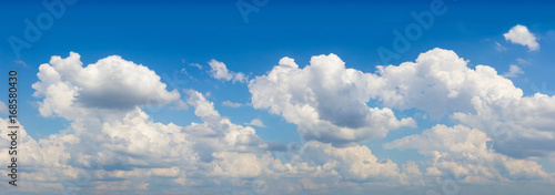 panoramic sky with clouds. high resolution photo of heaven