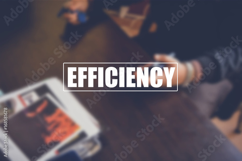 efficiency business background