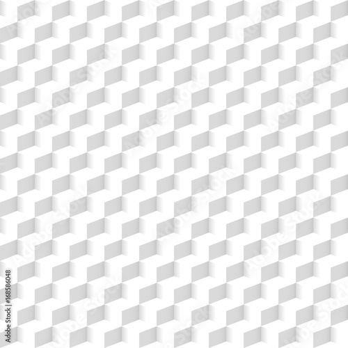 Fototapeta Naklejka Na Ścianę i Meble -  White geometric texture. Vector background can be used in cover design, book design, website background, CD cover, advertising.