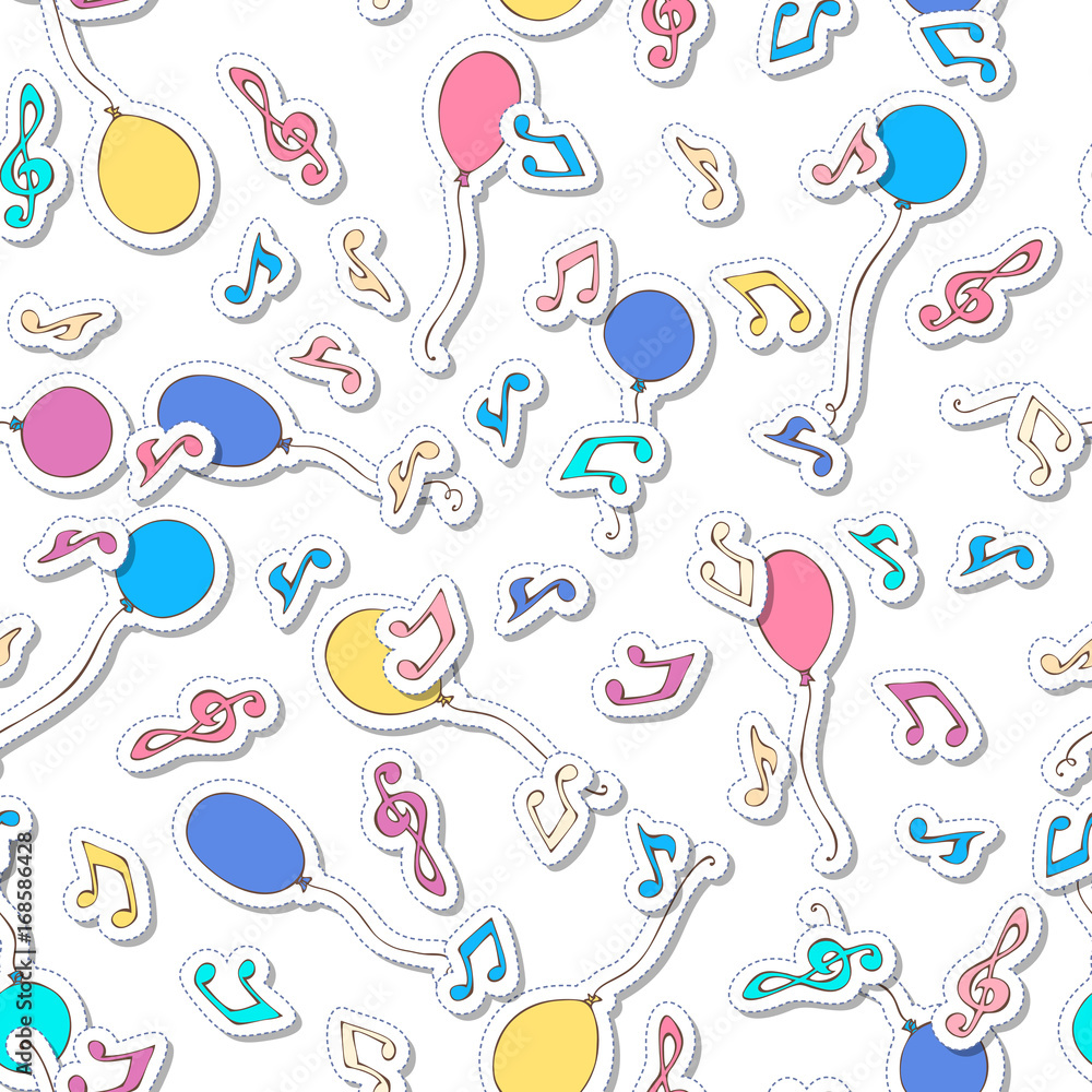 Vector festive seamless pattern. Vector festive seamless pattern.