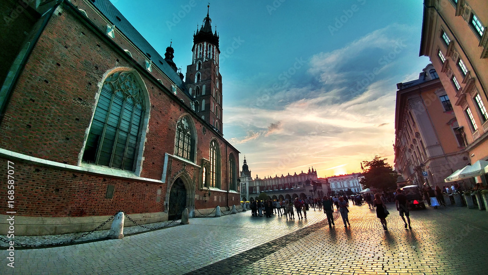 Fototapeta premium Place de Cracovie - Pologne